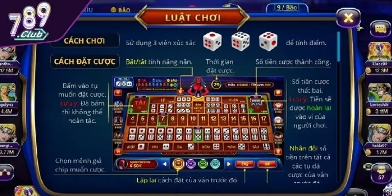 Hướng dẫn cách tham gia vào thế giới Sicbo 789CLUB uy tín