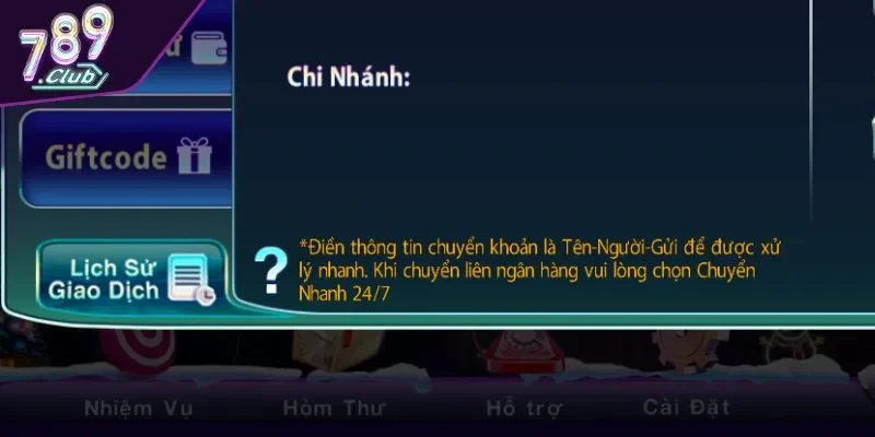 Lưu ý khi thực hiện rút tiền 