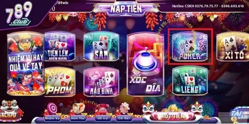 Sơ lược về game Poker 789CLUB xanh chín, an toàn